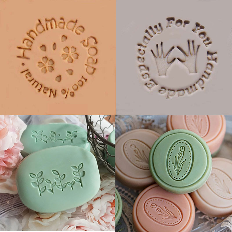Soap Making Diy Kit - Molde de carimbo de sabão personalizado,
