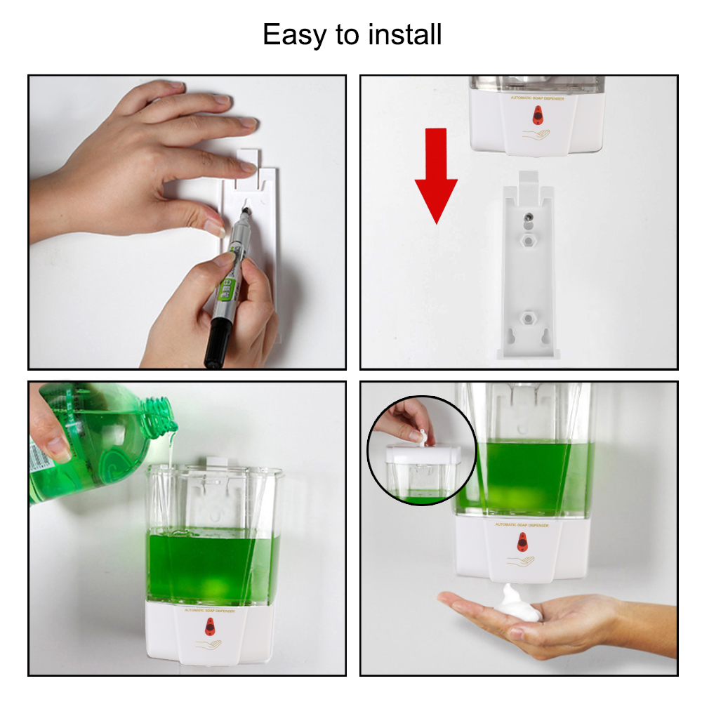 Bomba de loção sem toque, líqu - Soap Making Machine At Home avaliação e preço