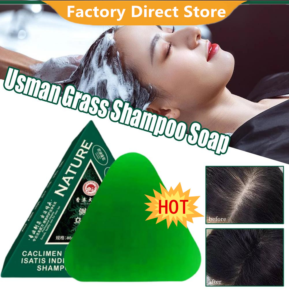 80g usman grama sólida shampoo - Castor Oil Soap avaliação e preço