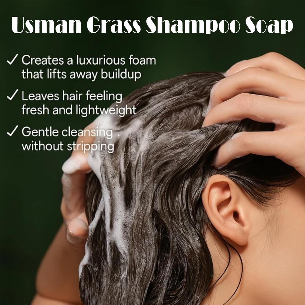 80g usman grama sólida shampoo - Castor Oil Soap avaliação e preço